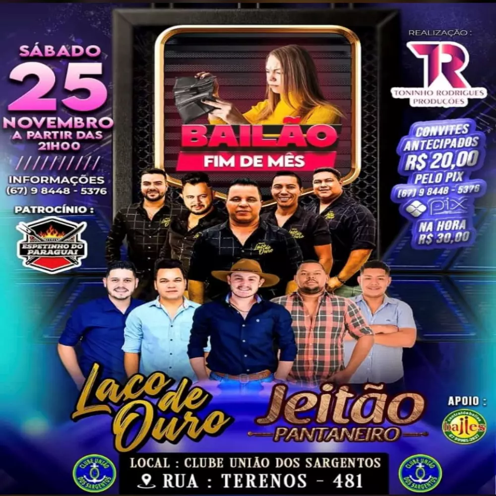 Baile de Sábado Fim de Mês 25/11/2023